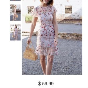 Embroidered Floral Dress